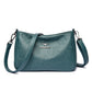Women's Embossed Classy Mom Simple Portable Grandma Shoulder Bags