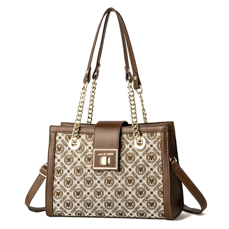 Women's Beautiful Chain Large Capacity Fashion Tote Bags