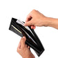 Men's Solid Color Swiping Portable Simple Men's Wallets