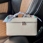 Version Lunch Box Cattlehide Leather Fashion Crossbody Bags
