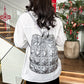 Women's Drawstring Ruffle Cloud Fashion Bubble Down Shoulder Bags