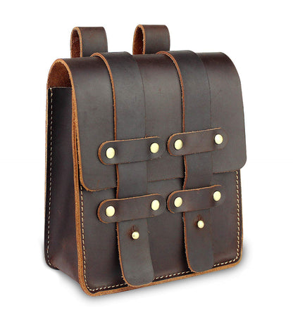 Women's & Men's & Pants Pannier Crazy Horse Genuine Men's Waist Packs