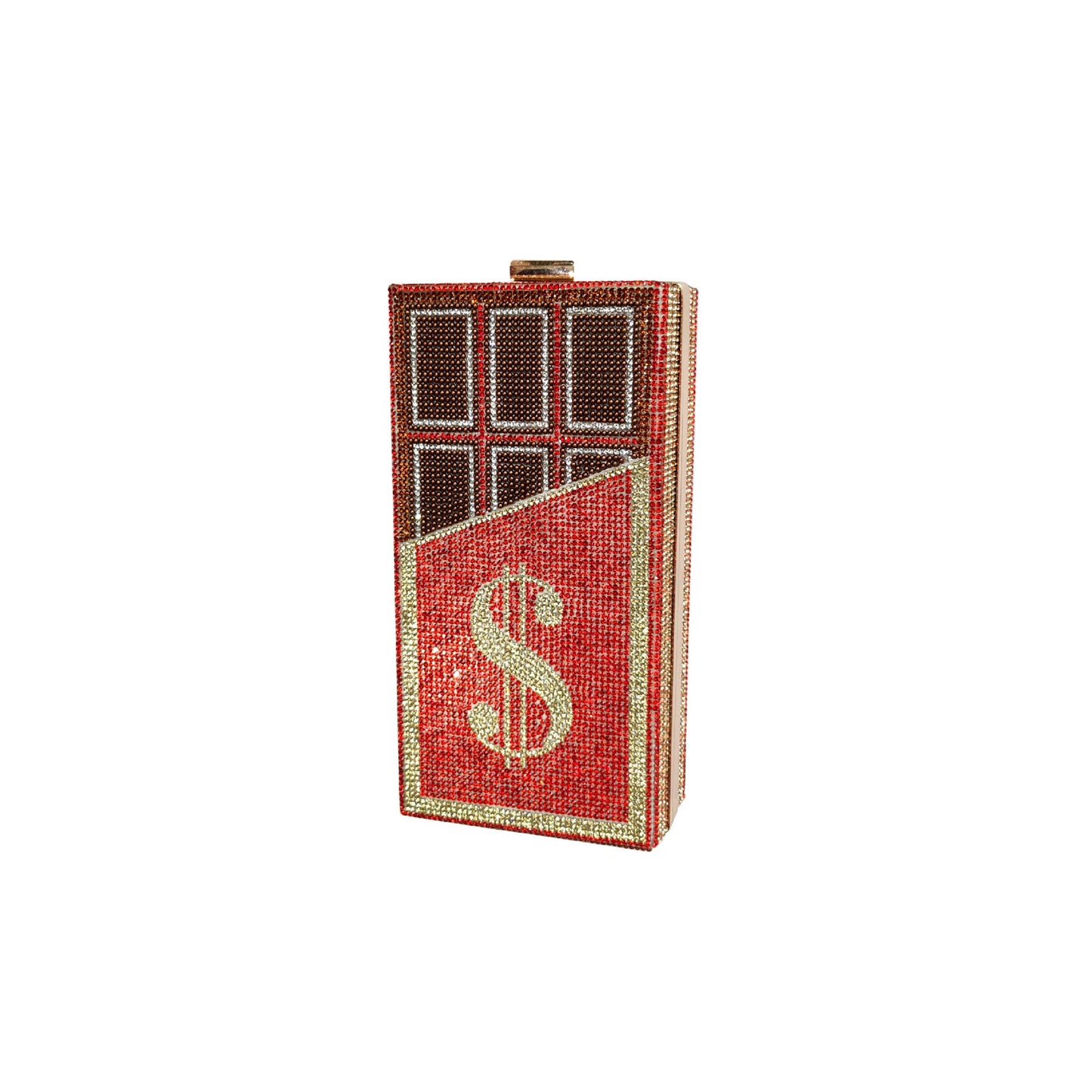 Women's Acrylic Dollar Dinner Chocolate Clutch For Evening Bags
