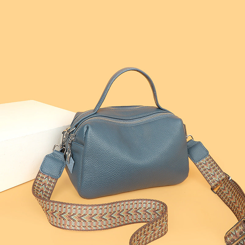 Women's Leather High-grade Large Capacity First Layer Crossbody Bags