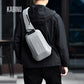 Men's Fashion Solid Color Charging Waterproof Men's Chest Bags