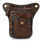 Men's Retro Vegetable Tanned Leather Trendy Cool Leg Men's Waist Packs