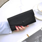 Women's Leather Long Simple First Layer Cowhide Multiple Ladies Wallets