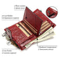 Men's Paul Double Zipper First Layer Cowhide Men's Wallets