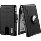 Men's High-grade Large Capacity Swiping Flip Metal Men's Wallets