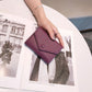 Women's Style Trendy First Layer Cowhide High Ladies Wallets