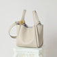 Women's Fashion Genuine Leather Portable Vegetable Basket Shoulder Bags