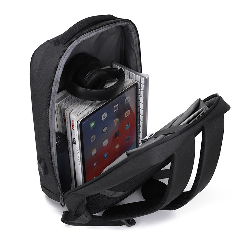 Men's Business Luminous Multifunctional Waterproof Computer Printable Backpacks