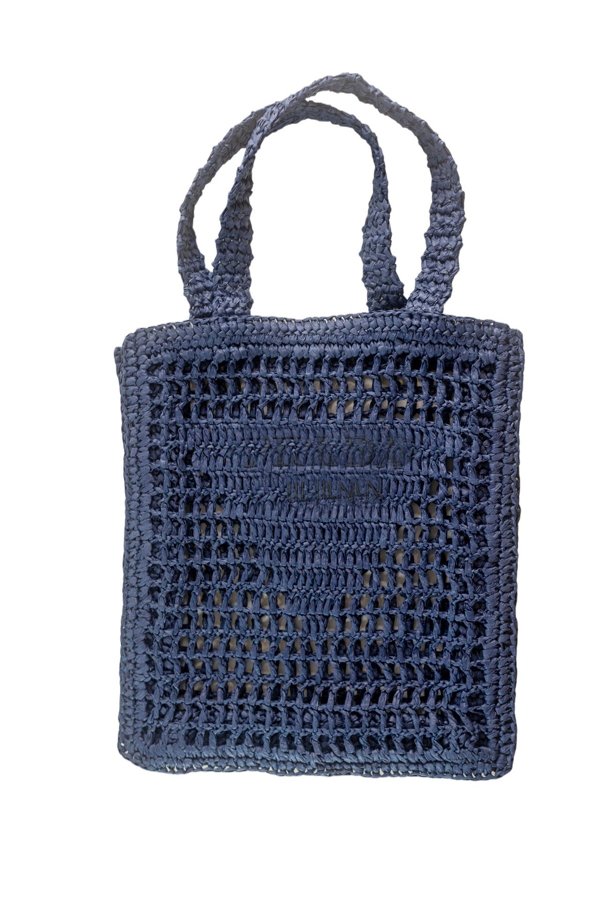 Bolso de moda grande con triángulo de paja bordado