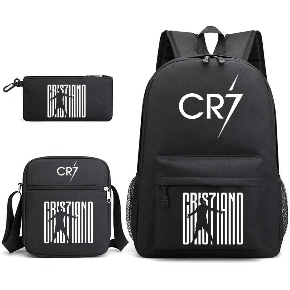 Pencil Three-piece Canvas Large Capacity Leisure Shoulder Bags