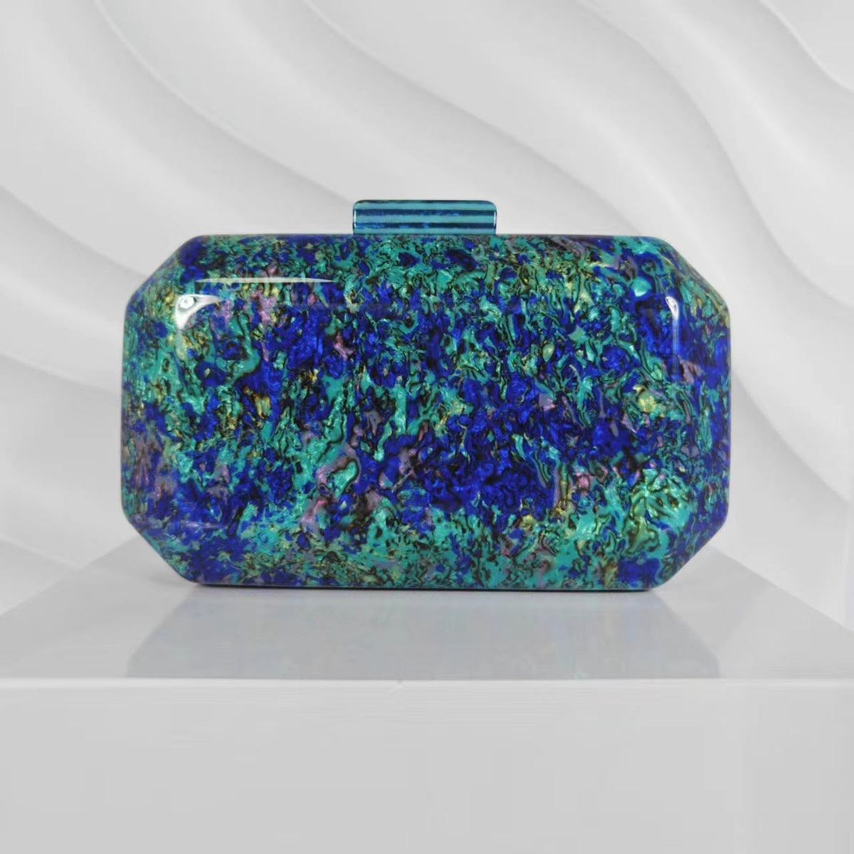 Women's Marble Fashion Summer Beach Acrylic Evening Bags