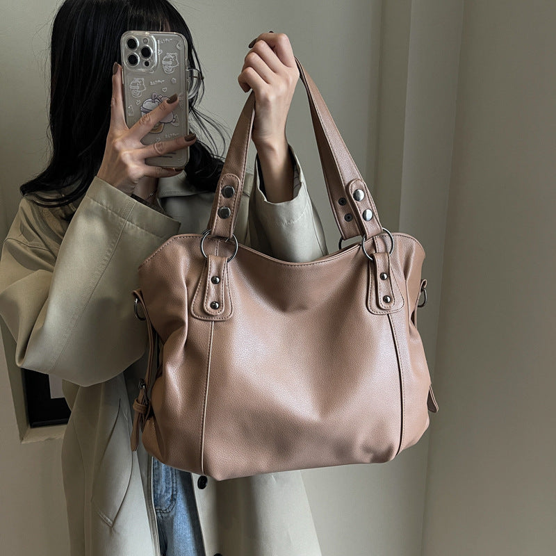 Retro Korean Style Large Capacity Fashion Crossbody Bags