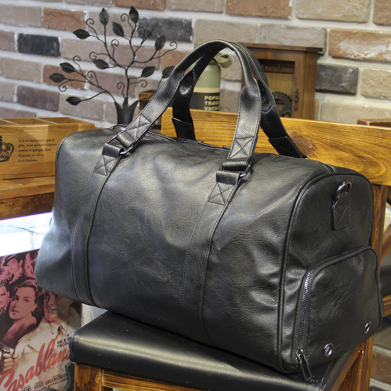 Large Capacity With Shoe Compartments Short Men's Handbags