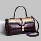 Women's Large Capacity Crocodile Pattern Fashion Retro Crossbody Bags