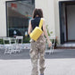 Women's Unisex Fitness Toast Fashionable Classic Box Crossbody Bags