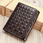 Men's American Gold Clip Swiping Multiple Slots Short Men's Wallets