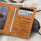 Men's Gift For Grandson Genuine Leather Crazy Men's Wallets