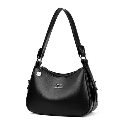 Women's High-grade Soft Leather Underarm Versatile Large Crossbody Bags