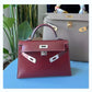 Women's Second Generation Kelly Sier Glossy Leather Shoulder Bags