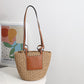 Retro Straw Niche Woven Seaside Vacation Shoulder Bags