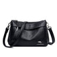 Women's Fashion Solid Color Soft Surface Large Crossbody Bags