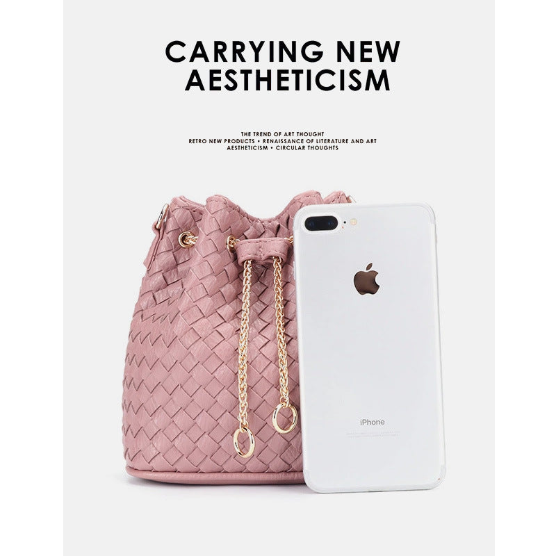 Women's Classy Korean Weaving Mini Tide Shoulder Bags