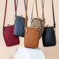 Women's Lychee Pattern Clip Simple Large Capacity Shoulder Bags