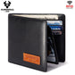 Layer Cowhide With Hole Leather For Men's Wallets