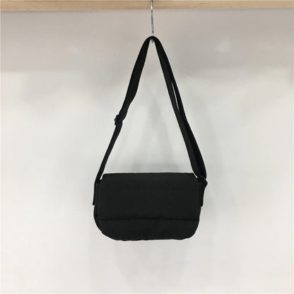 Commuter Minimalist Area Polyester Flap Quilted Crossbody Bags