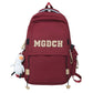 Female College High Wine Red Junior Primary Large Backpacks
