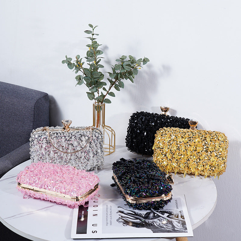 Women's Embroidered Beaded Sequined For Fashion Banquet Evening Bags