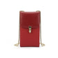 Women's First Layer Cowhide Versatile Chain Leather With Phone Bags
