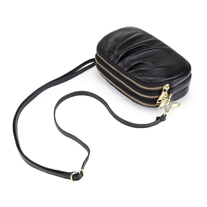Women's Genuine Leather First Layer Cowhide Soft Shoulder Bags