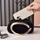 Round Box Dinner Vintage Gold Clutch Evening Bags
