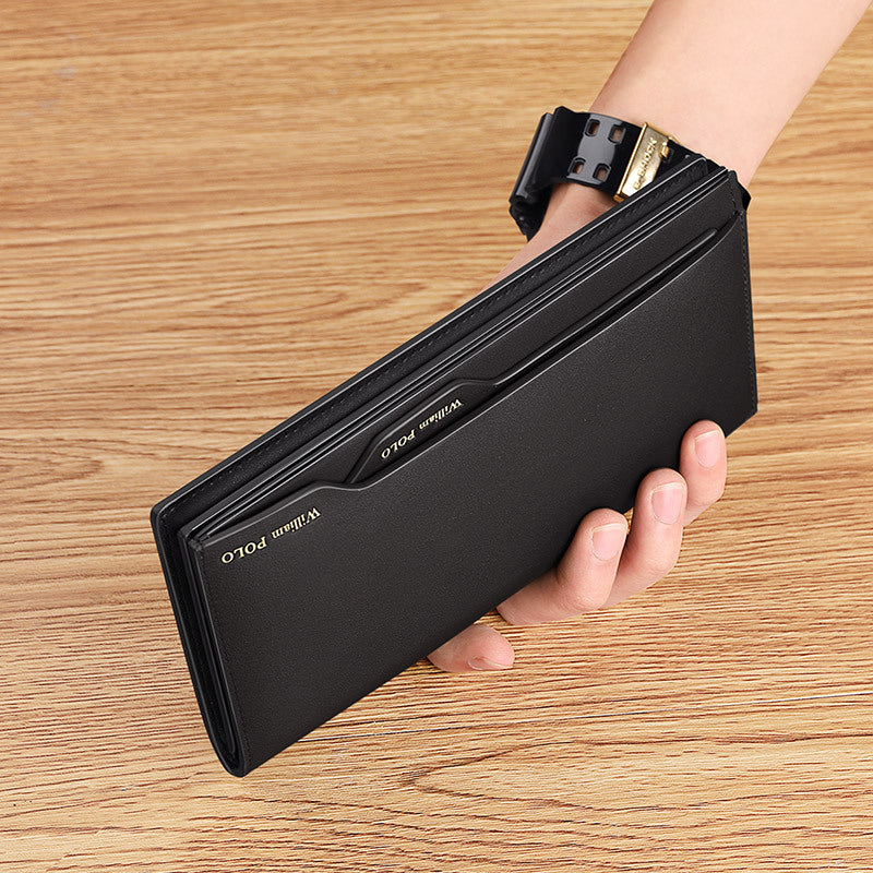 Men's Emperor Paul Long Genuine Leather Business Men's Wallets