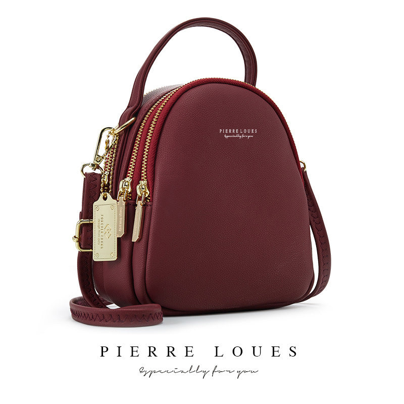 Women's Korean Solid Color Large Capacity Fashion Backpacks