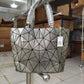 Women's Clearance Geometric Diamond Pattern Fashion Portable Special Bucket Bags