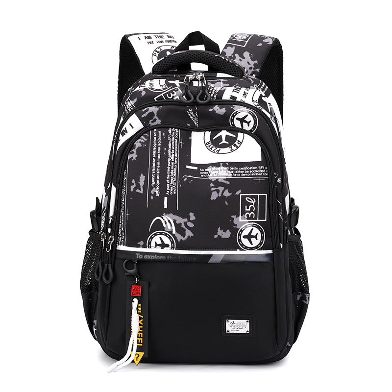 Men's Boy's Simple Burden Reduction Large Capacity Backpacks