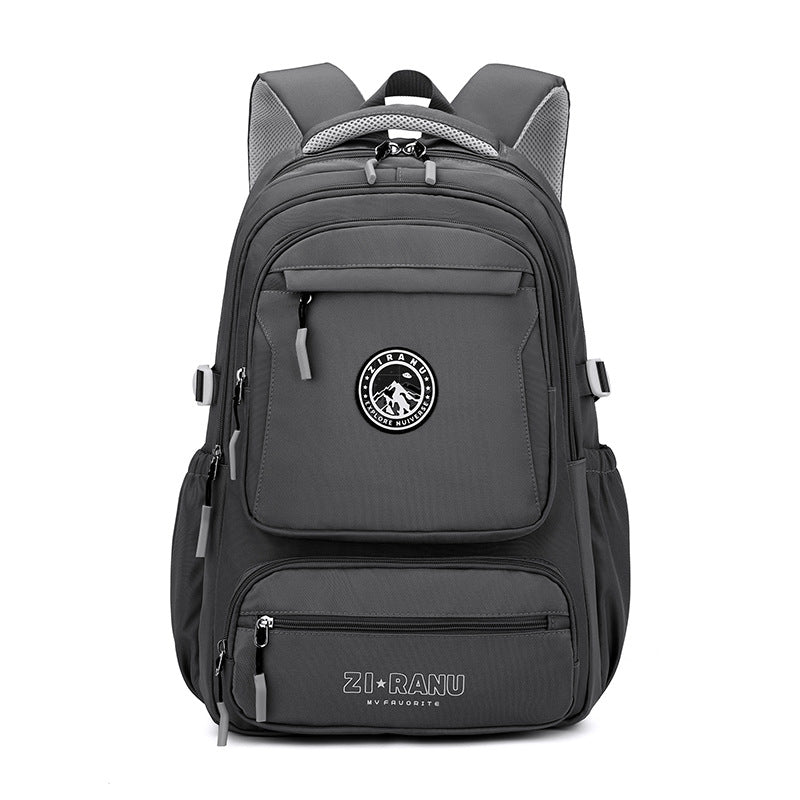 Men's Natural Fish Junior High Large Capacity Middle School Students' Schoolbags