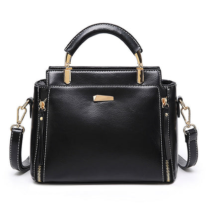 Women's Simple Spring Hand Carrying Temperament Oil Tote Bags