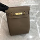 Women's Unisex Genuine Cattlehide Leather Surface Kelly Bags
