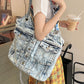 Attractive Charming Large Capacity Jean Design Shoulder Bags