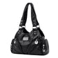 Women's Retro Soft Leather Motorcycle Trendy Quality Shoulder Bags