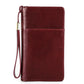 Men's Layer Cowhide Swiping Clutch Multifunctional Zipper Men's Handbags