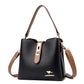 Women's Color Kangaroo Korean Fashion Textured Genuine Shoulder Bags