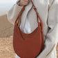 Women's French Half Moon Underarm Saddle Shoulder Bags